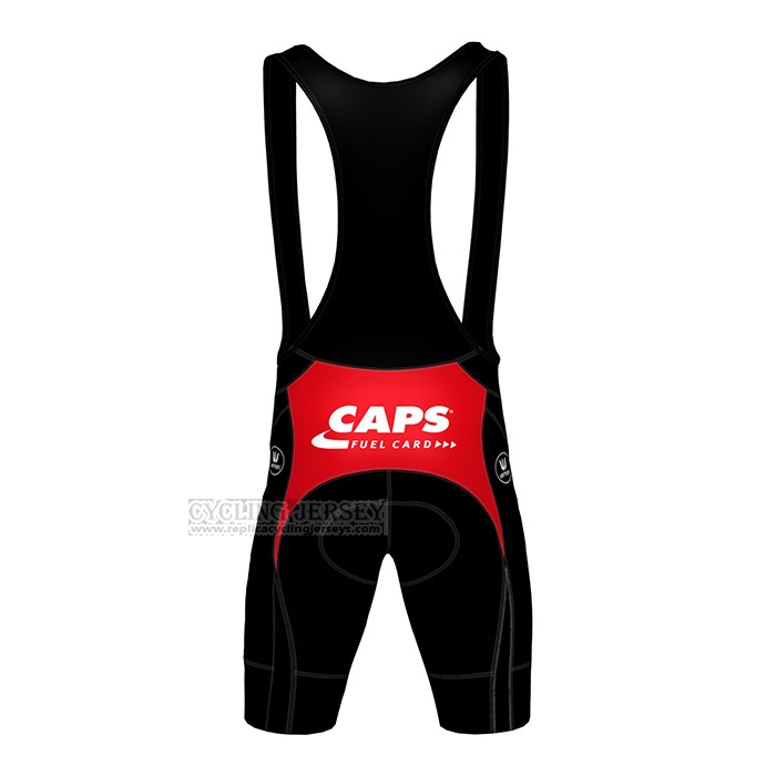 2022 Cycling Jersey Lotto Soudal Black Red Short Sleeve and Bib Short